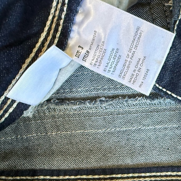 Wallflower Dark Blue Flare Jeans - Picture 3 of 4